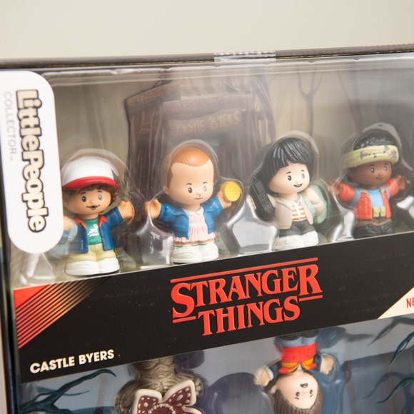 Little People Stranger Things NEW Castle Byers Figure Set 80s Pop Culture Toys - Picture 2 of 5